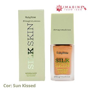 Iluminador Líquido Natural Glow Silk Skin (Cor Sun Kissed) - Ruby Rose