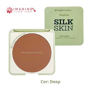 Pó Compacto Soft Finish Silk Skin (COR Deep) - Ruby Rose