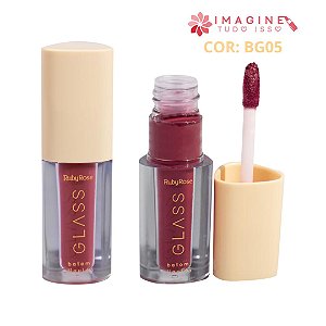 Batom Líquido Velvety Glass (COR BG05) - Ruby Rose