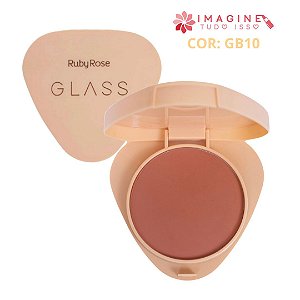 Blush Compacto Glass (COR GB10) - Ruby Rose