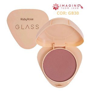 Blush Compacto Glass (COR GB30) - Ruby Rose
