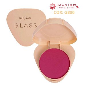 Blush Compacto Glass (COR GB80) - Ruby Rose
