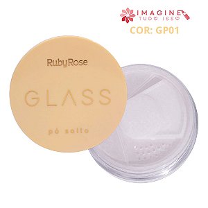 Pó Solto Translúcido Glass (COR GP01) - Ruby Rose
