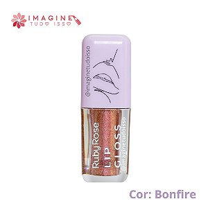 Lip Gloss Novo (COR Bonfire)  - Ruby Rose