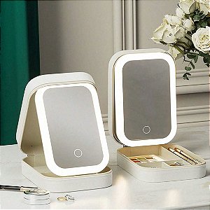 Necessaire com LED Portátil (COR Branco)