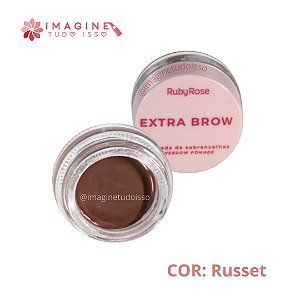 Pomada de Sobrancelhas Extra Brow (COR Russet) - Ruby Rose