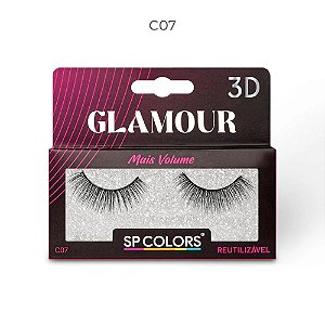 Cílios Postiços 3D Glamour (MODELO C07) - SP Colors