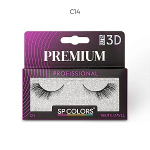Cílios Postiços Ultra 3D Premium (MODELO C14) - SP Colors