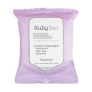 Lenço Facial Demaquilante Basics - Ruby Rose
