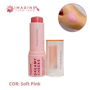 Blush Cremoso Stick Dreamy Cheeks (COR Soft Pink) - Ruby Rose
