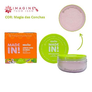 Pó Solto Areia das Dunas Made In! (COR Mágia das Conchas) - Melu by Ruby Rose