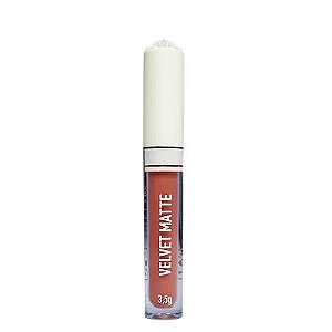 Batom Líquido Velvet Matte (COR Caramelo) - Miss Lary