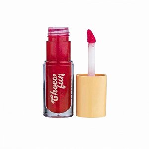 Gloss Labial Tint Cream Shine Choco Fun (COR Cherry) - Fenzza