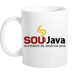 Caneca Branca Sou Java