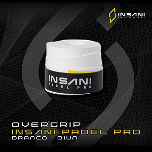 OVERGRIP INSANI BRANCO - 1 UNIDADE