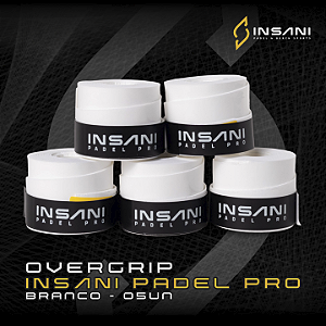 OVERGRIP INSANI BRANCO - 5 UNIDADES