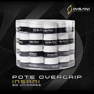OVERGRIP INSANI BRANCO - POTE C/ 60 UNIDADES