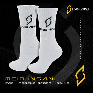 MEIA INSANI SPORT - BRANCA 35/43