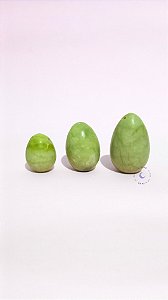Yoni Eggs Quartzo Verde - Conjunto de Pedras Kegel