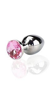 Plug Metal M | Com Joia Rosa