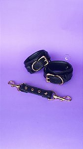 Algemas de Couro Luxo | Preto