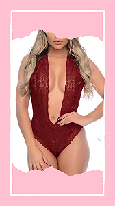 Body Frente Única M - Vinho