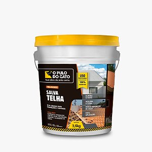 SALVA TELHAS: 900ML REPARADOR DE TRINCAS E FISSURAS EM TELHAS E LAJES OCASIONADOS PELA MOVIMENTAÇÃO NATURAL DA ESTRUTURA,IMPEDINDO A PENETRAÇÃO DE ÁGUA.CORRIGE FUROS,TRINCAS E FISSURAS DE ATE 10M.M,COM ADERÊNCIA EM TODO TIPO DE TELHA.