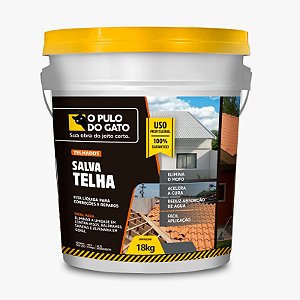 SALVA TELHAS: 3.6 litros:REPARADOR DE TRINCAS E FISSURAS EM TELHAS E LAJES OCASIONADOS PELA MOVIMENTAÇÃO NATURAL DA ESTRUTURA,IMPEDINDO A PENETRAÇÃO DE ÁGUA.CORRIGE FUROS,TRINCAS E FISSURAS DE ATE 10M.M,COM ADERÊNCIA EM TODO TIPO DE TELHA.