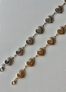 Cinto correntaria coração