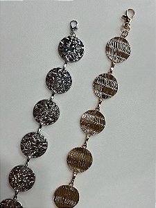 Cinto correntaria medalha abaulada