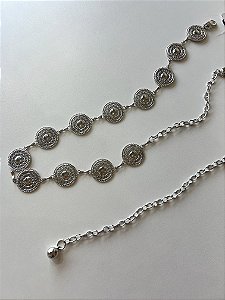 Cinto correntaria trabalhado