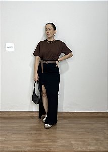 T-shirt Básica Algodão