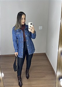 Maxi Jaqueta Jeans
