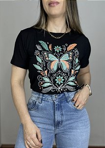 T-shirt Borboleta