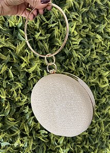 Bolsa Clutch Palha Oval