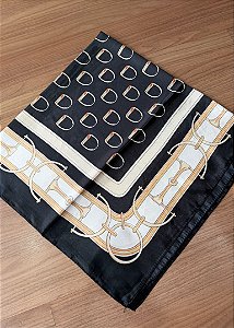 Lenço Cetim Ferragens