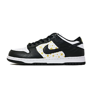 Nike Dunk Low x Supreme Stars "Black"