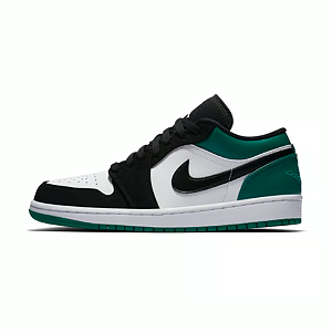 Nike Air Jordan 1 Low "White Black Mystic Green"