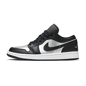Nike Air Jordan 1 Low "Black Metallic Silver"