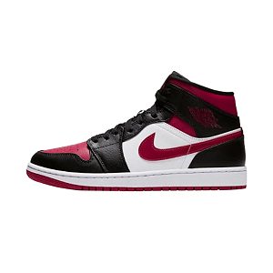 Nike Air Jordan 1 Mid "Bred Toe"