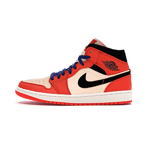 Nike Air Jordan 1 Mid "Team Orange Black"