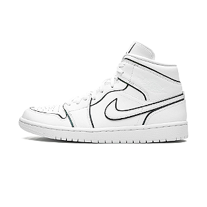 Nike Air Jordan 1 Mid "Iridescent Reflective White"