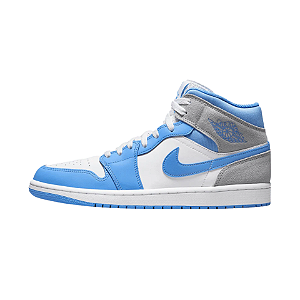 Nike Air Jordan 1 Mid "University Blue Grey"