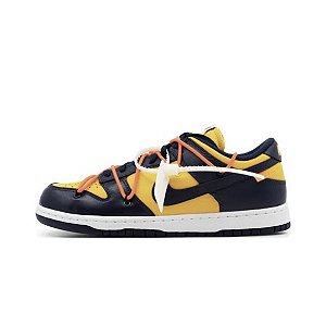 Nike Dunk Low x Off-White "University Gold"