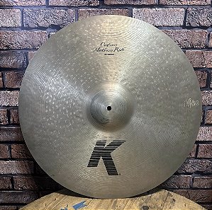 Ride Zildjian K Custom 22” - Usado em estado impecável