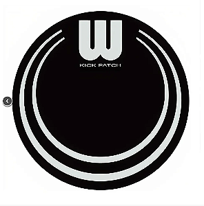 Pad de Bumbo Williams WSPD-BK - Kick Patch Dot Preto
