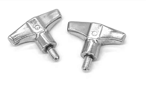 Borboleta Para Estante de Pratos Torelli Macho 6mm - TA 007 Kit com 2und