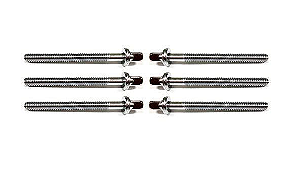 Kit de Parafuso Pearl T-062L/6 Kit com 6 Unidades para Afinação 57mm