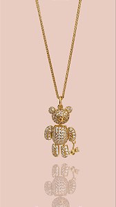 Colar Urso Ted Cravejado