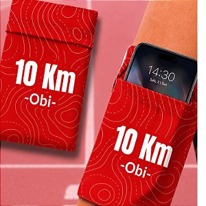 Obi 10 Km Suporte Para Celular Vermelho
